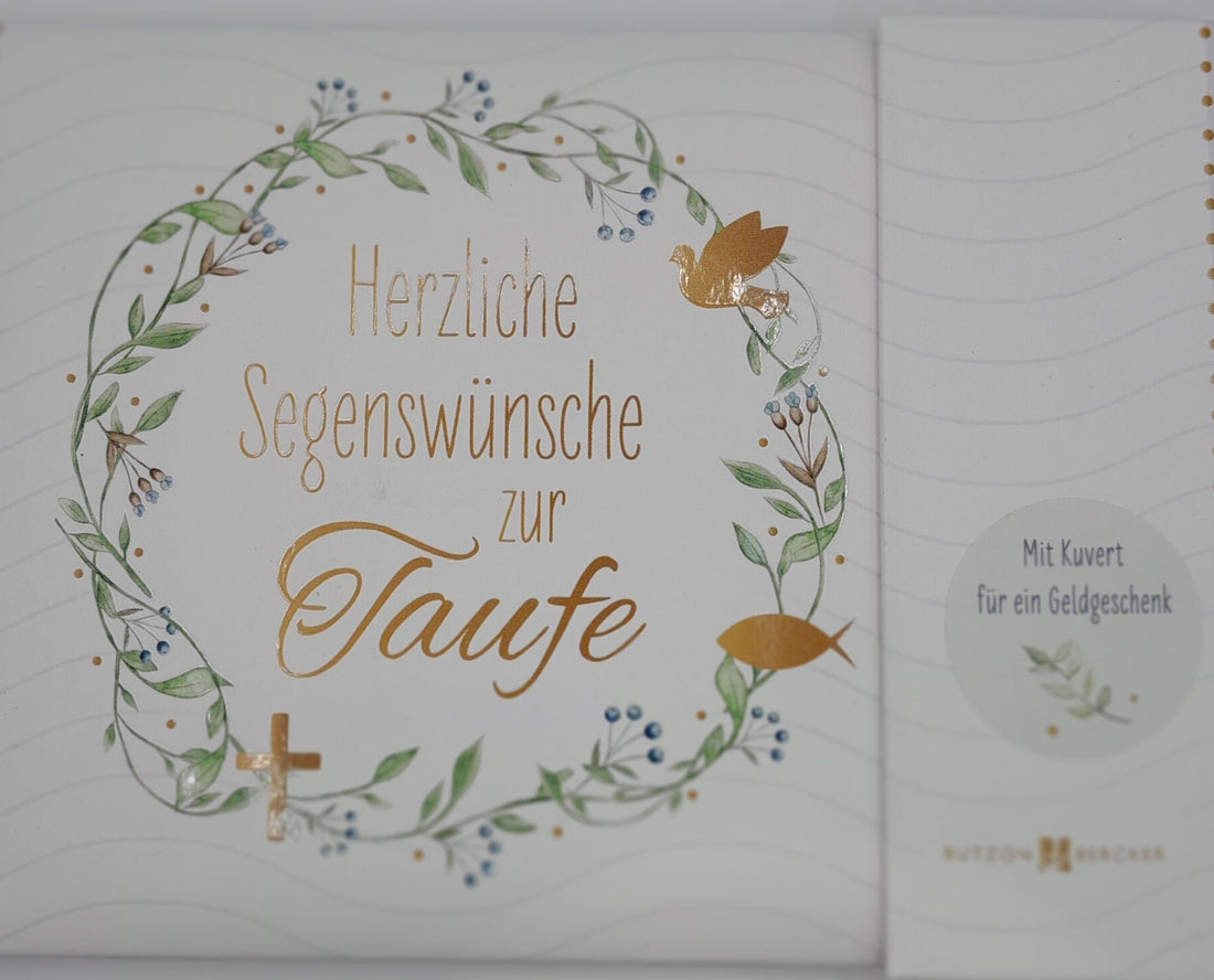 Herzliche Segenswünsche zur Taufe (Geschenkbuch)