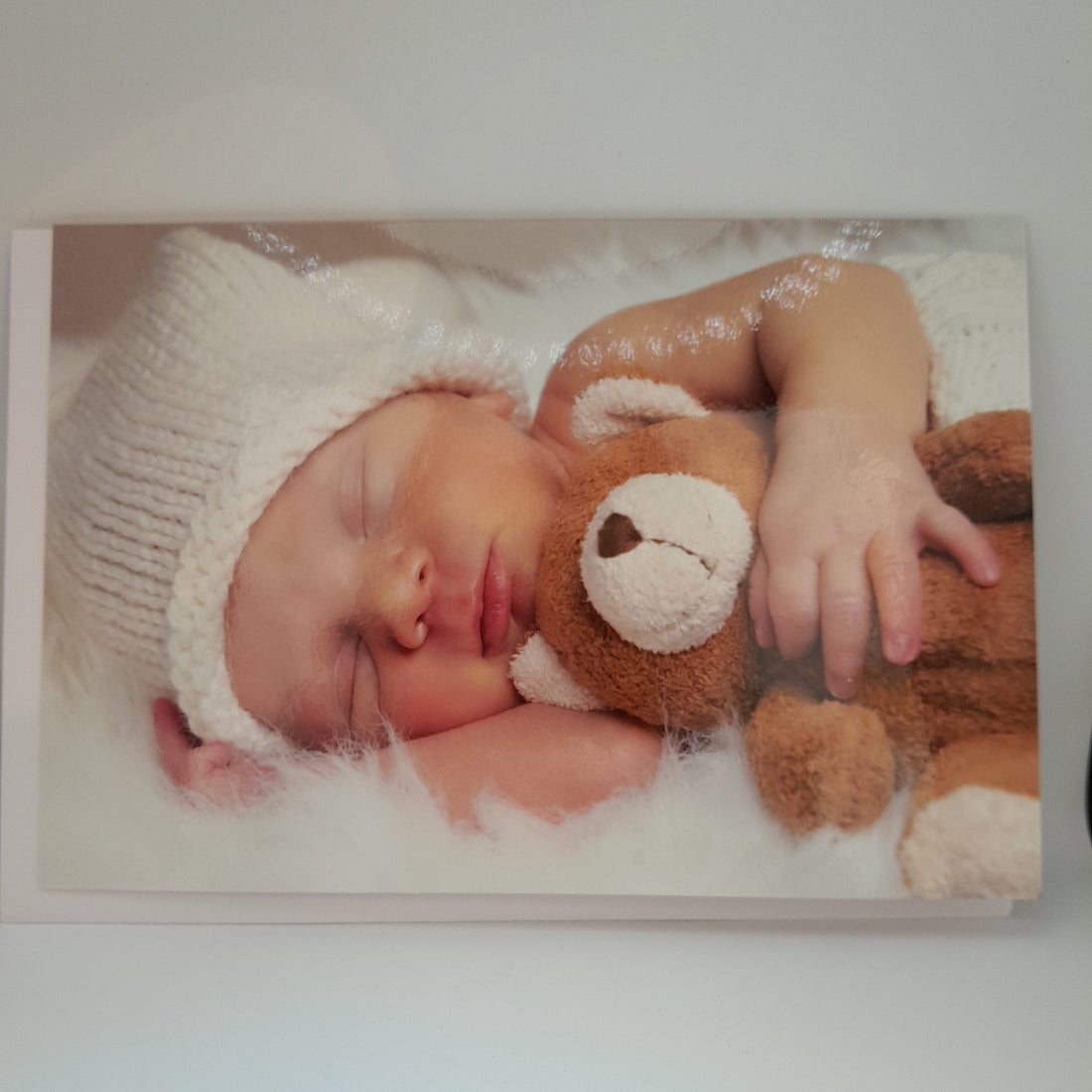 Billet zur Geburt " Der Herr segne dich " Baby/ Teddy