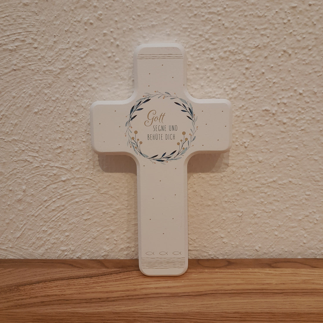 Kinderkreuz Holz "Gott segne und behüte dich"