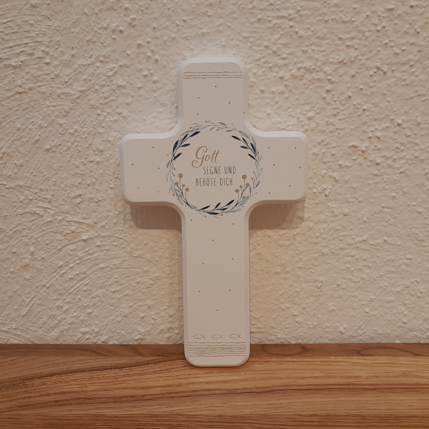 Kinderkreuz Holz "Gott segne und behüte dich"