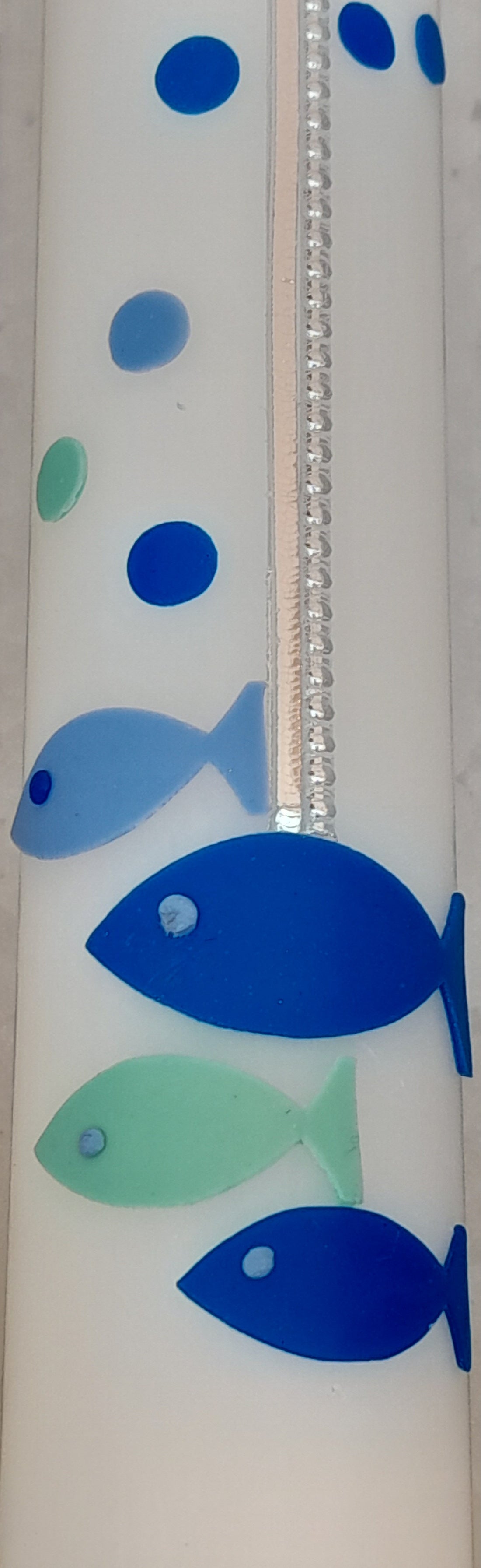 Taufkerze Fische