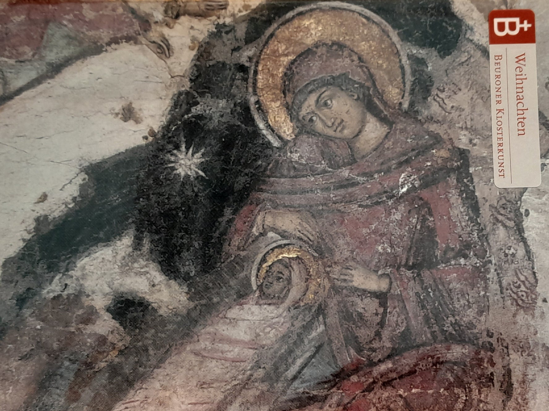 Billet zur Weihnacht "Christi Geburt/ Fresko"