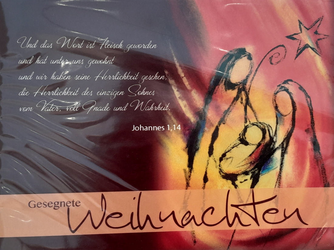 Billet zu Weihnachten "Eingetaucht in Liebe"