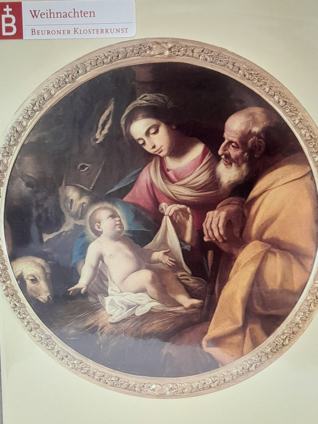 Billet zu Weihnachten "Die Heilige Familie"