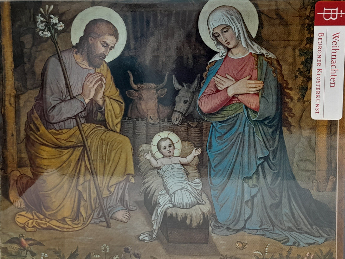 Billet zu Weihnachten "Die Geburt Christi"