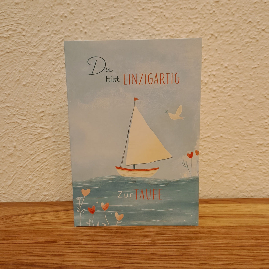 Billet zur Taufe "Segelschiff"