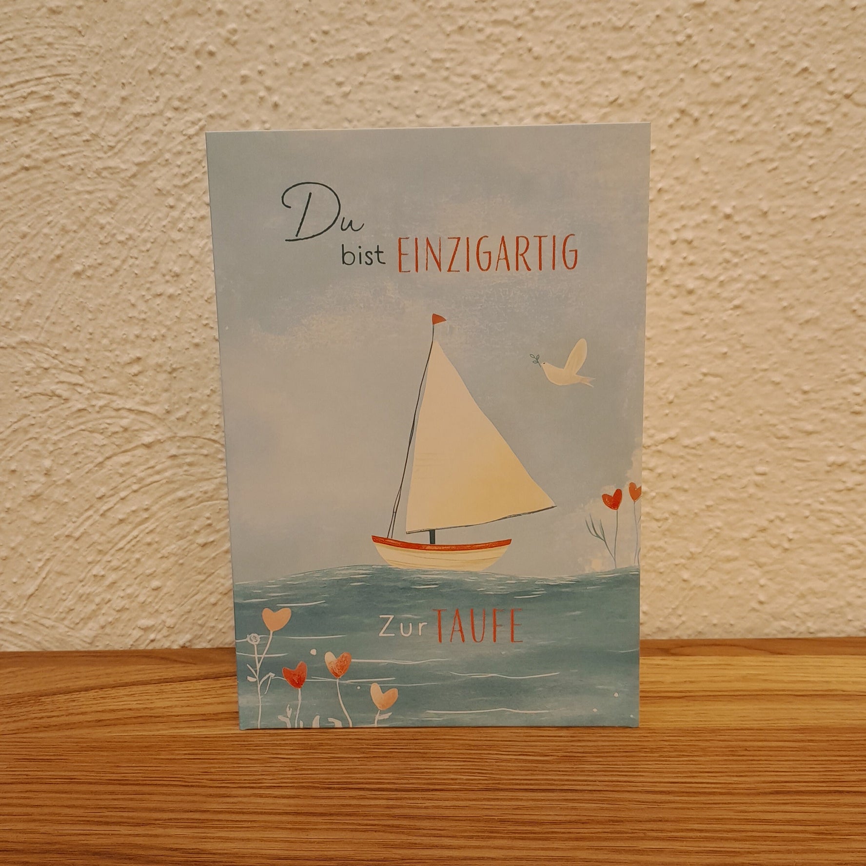 Billet zur Taufe "Segelschiff"