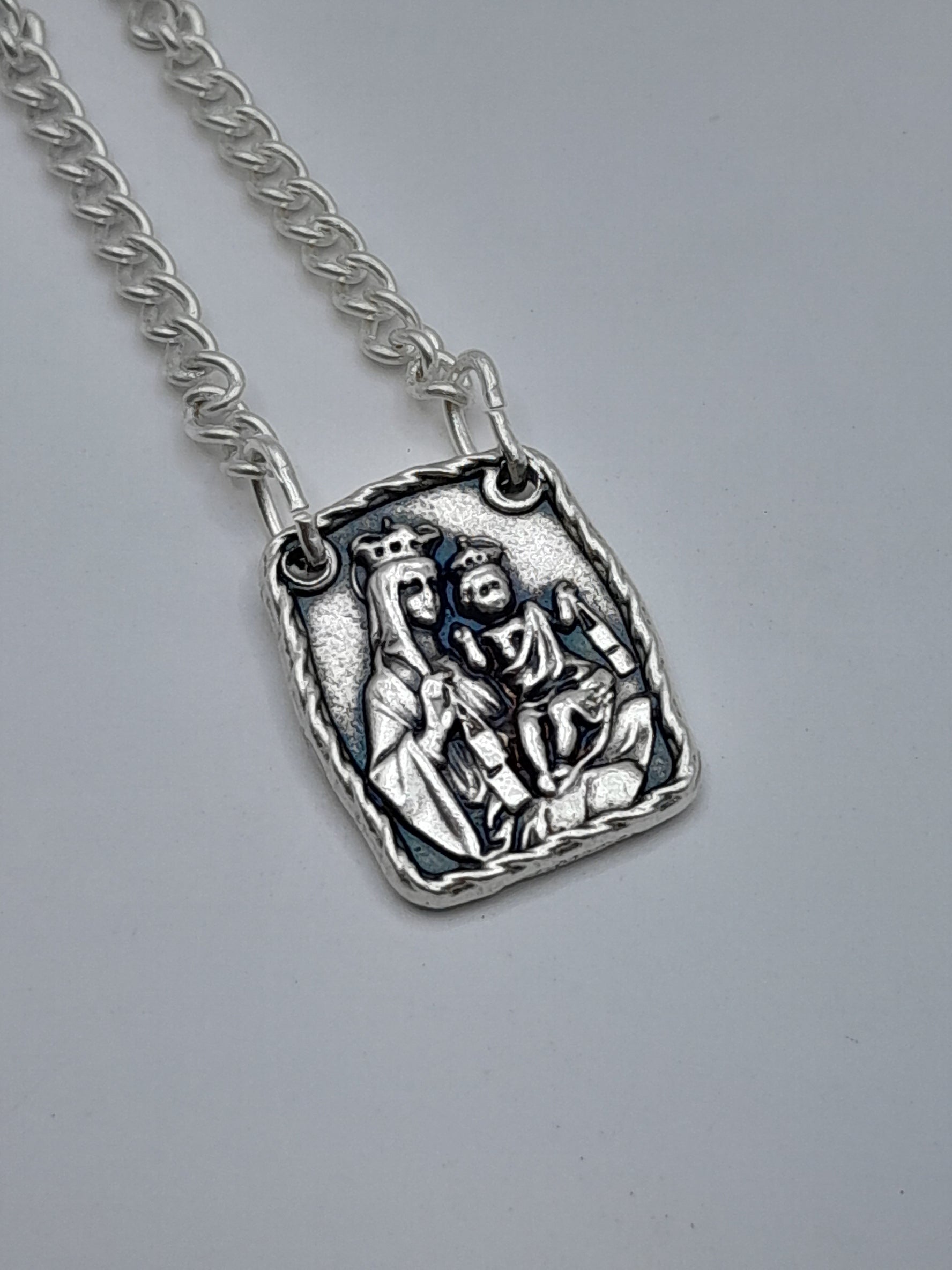 Metall -Skapulier m. Kette