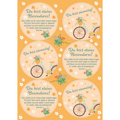 Sticker-Postkarte "Du bist etwas Besonderes"