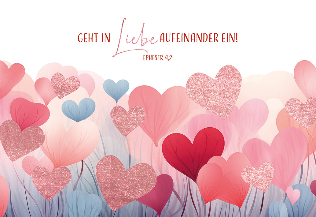Billet zur Hochzeit "In Liebe"