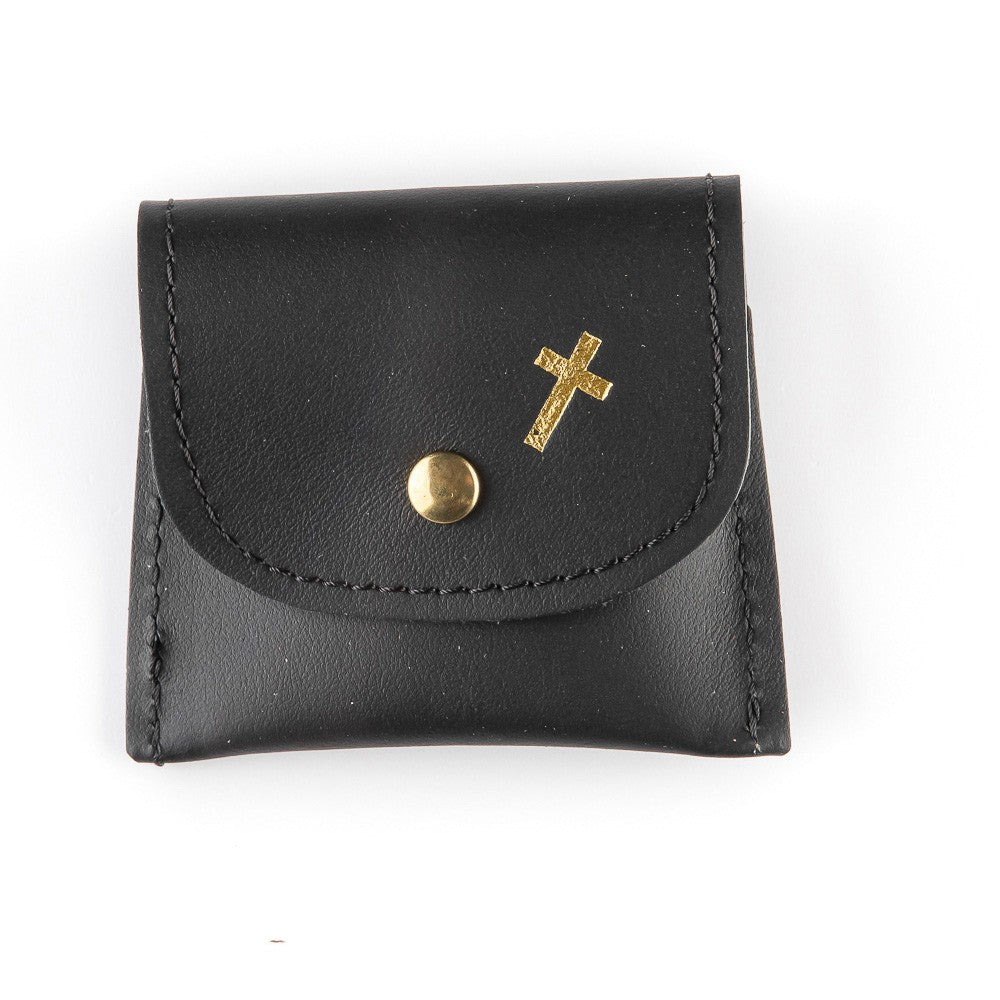 Rosenkranztäschchen schwarz