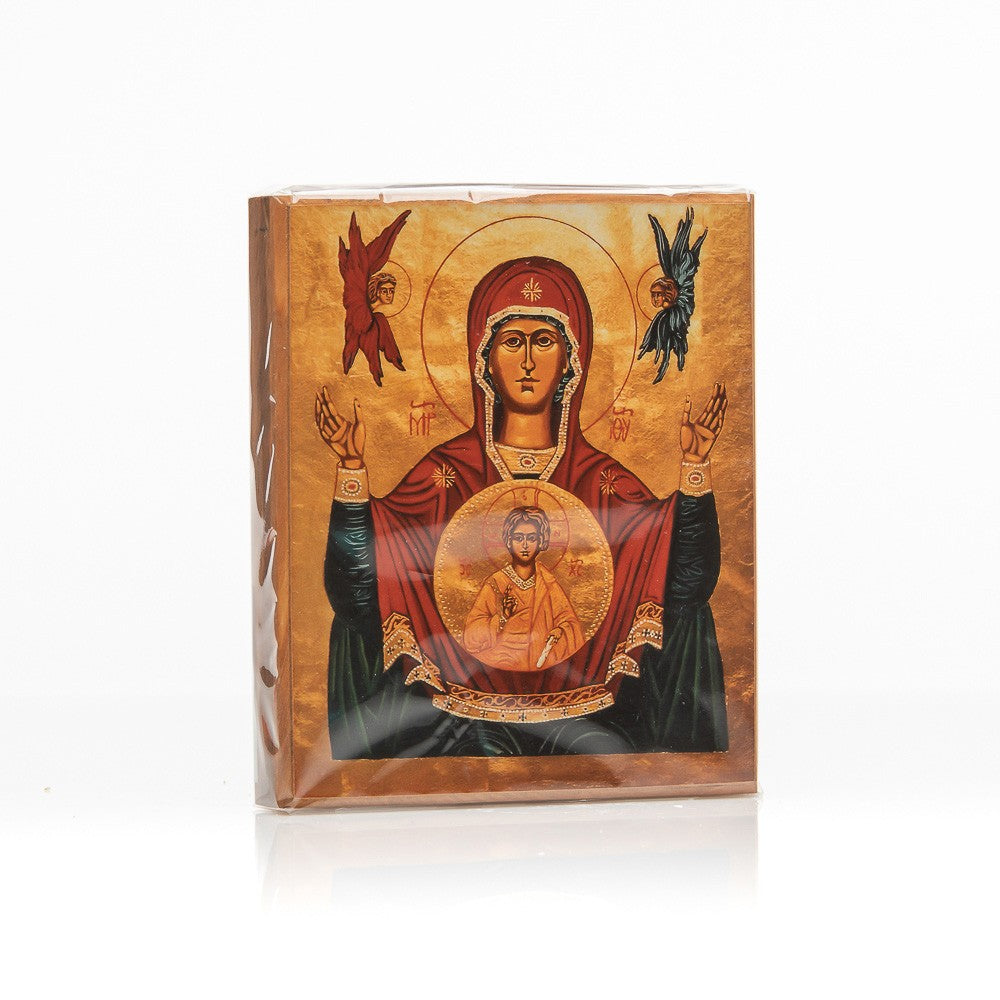 Ikone MJ10 Muttergottes des Zeichens (10x12)