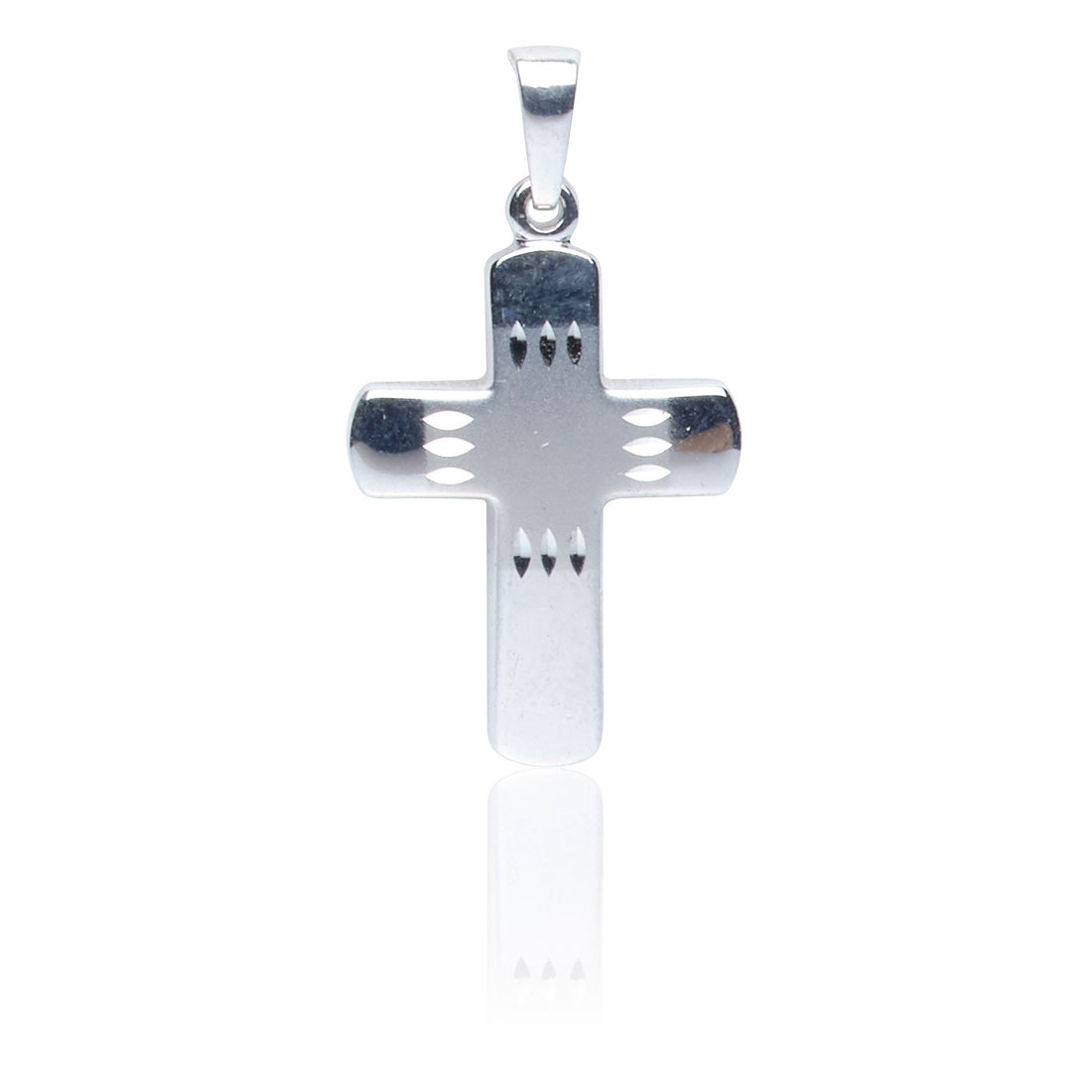 C401-036 Kettenanhänger Kreuz Silber 925