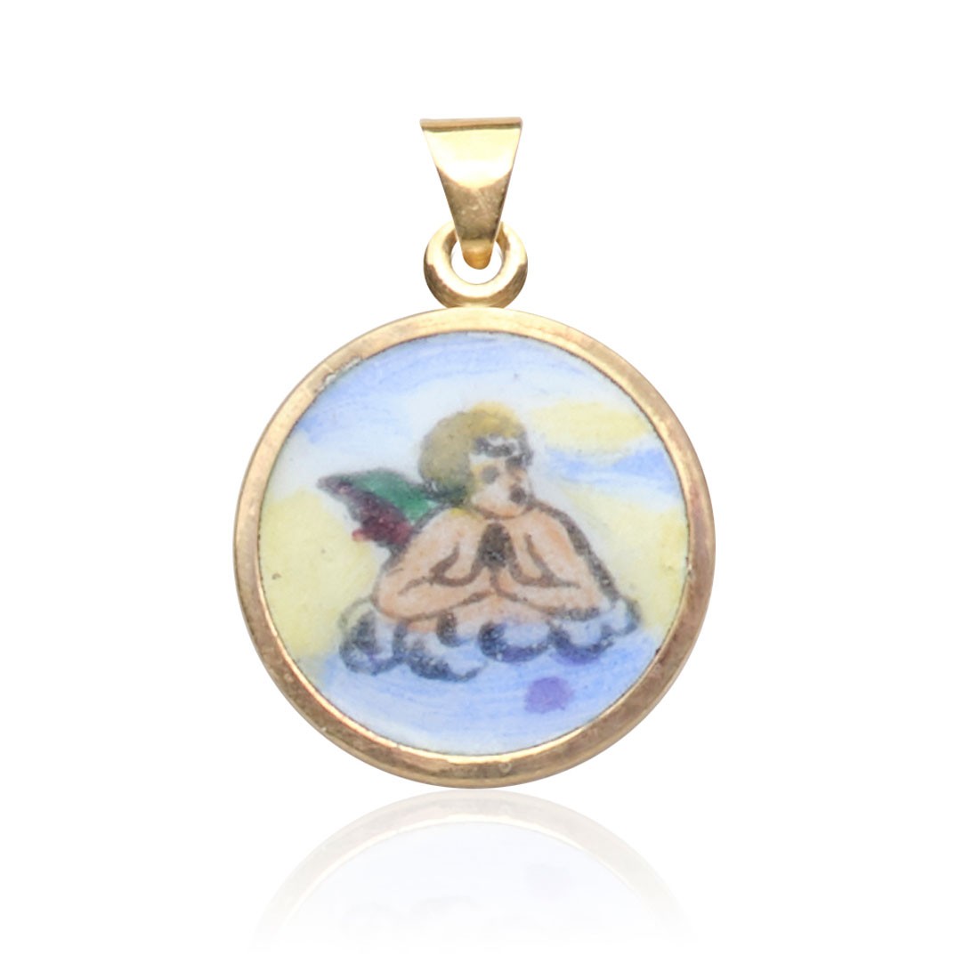 Kettenanhänger Engel Gold 585