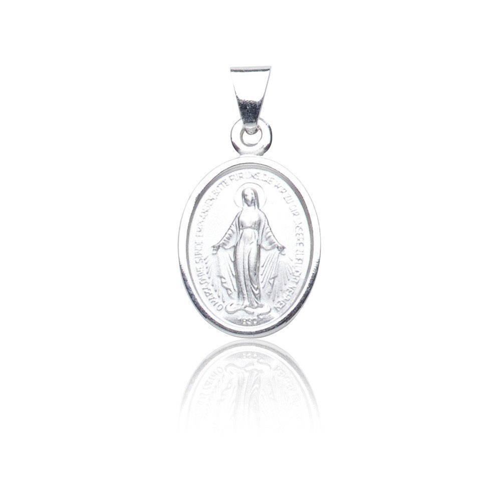Kettenanhänger Milagrosa 12mm, aus Weißgold