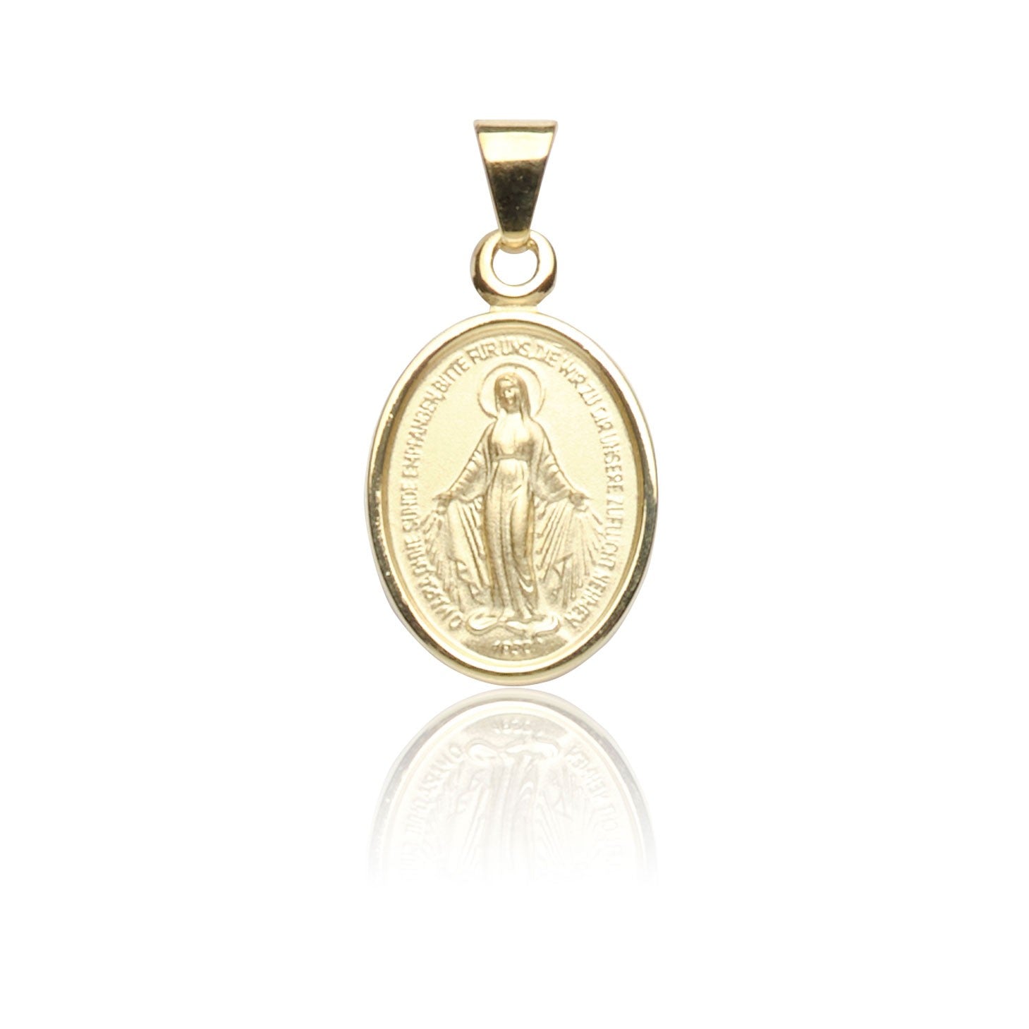 Kettenanhänger Milagrosa 12mm, aus Gelbgold