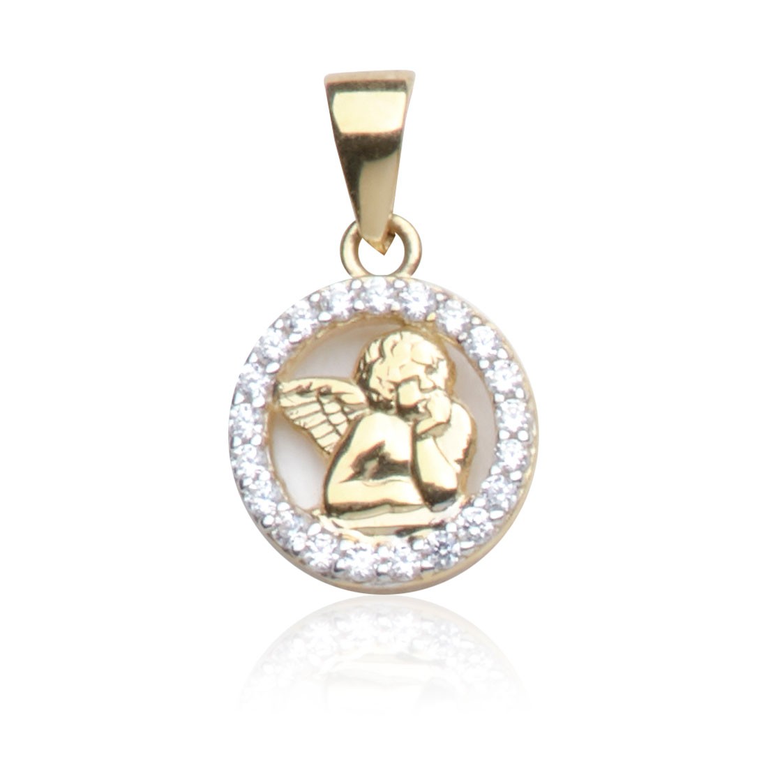 Kettenanhänger Engel Gold 585