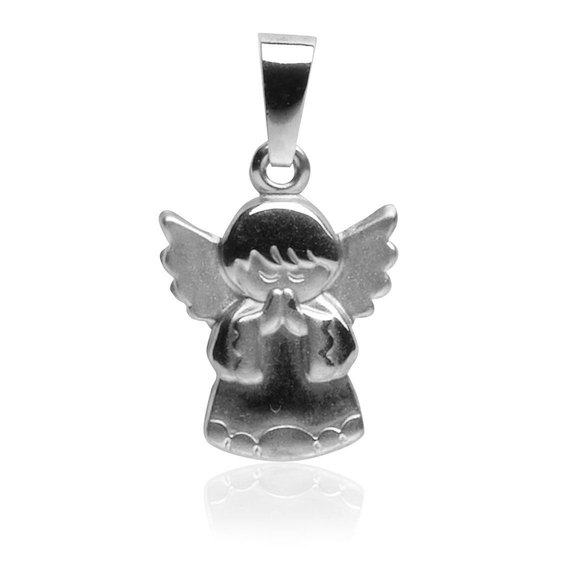 Kettenanhänger Engel Weißgold 585