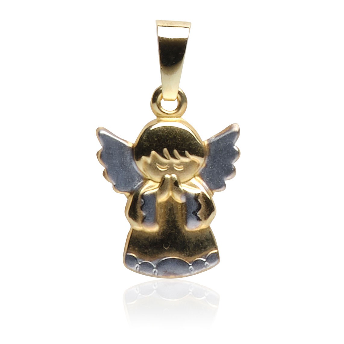 C302-570 Kettenanhänger Engel, Gold 585