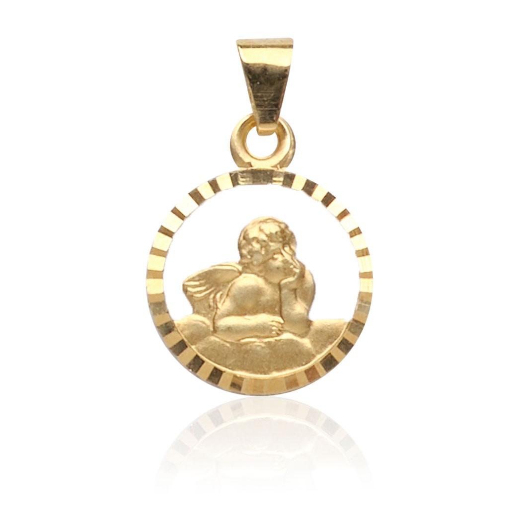 Kettenanhänger Engel Gold 585