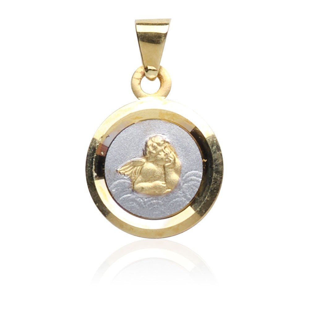 C302-033 Kettenanhänger Engel Gold 585