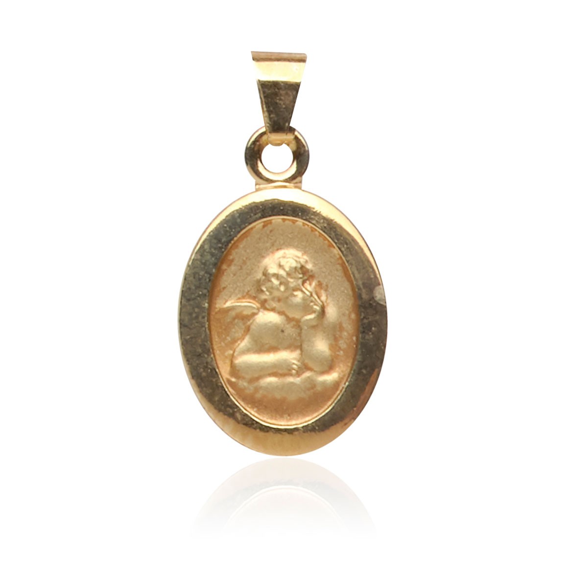 C302-029 Kettenanhänger Engel Gold 585