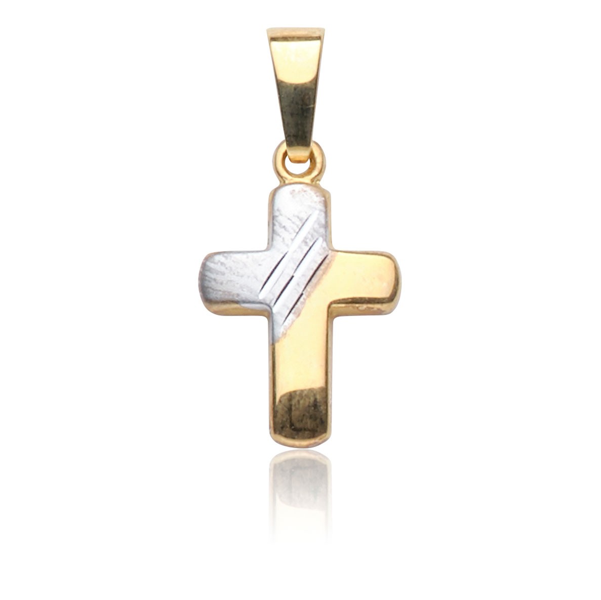 Kettenanhänger Kreuz Gold 585