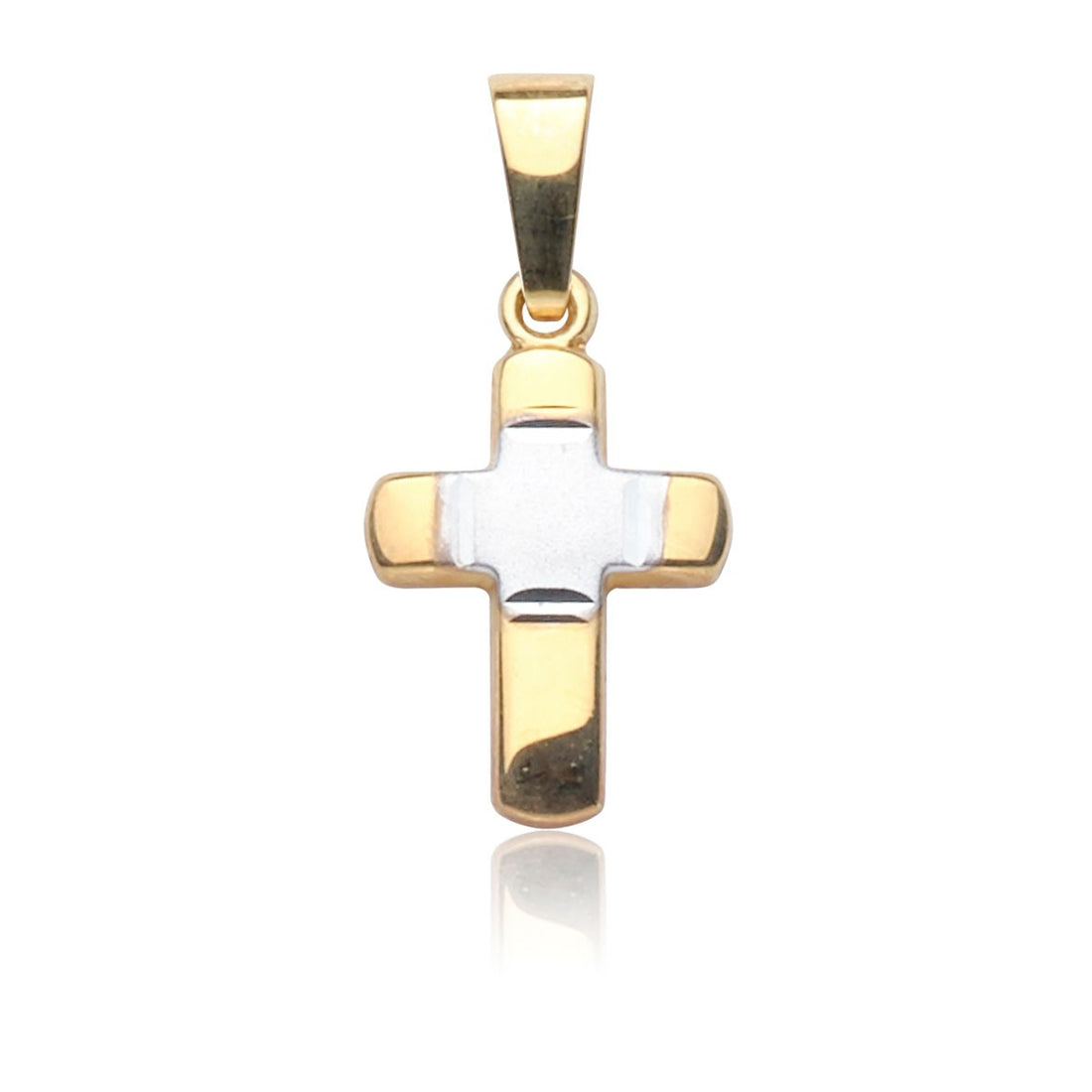 Kettenanhänger Kreuz Gold 585