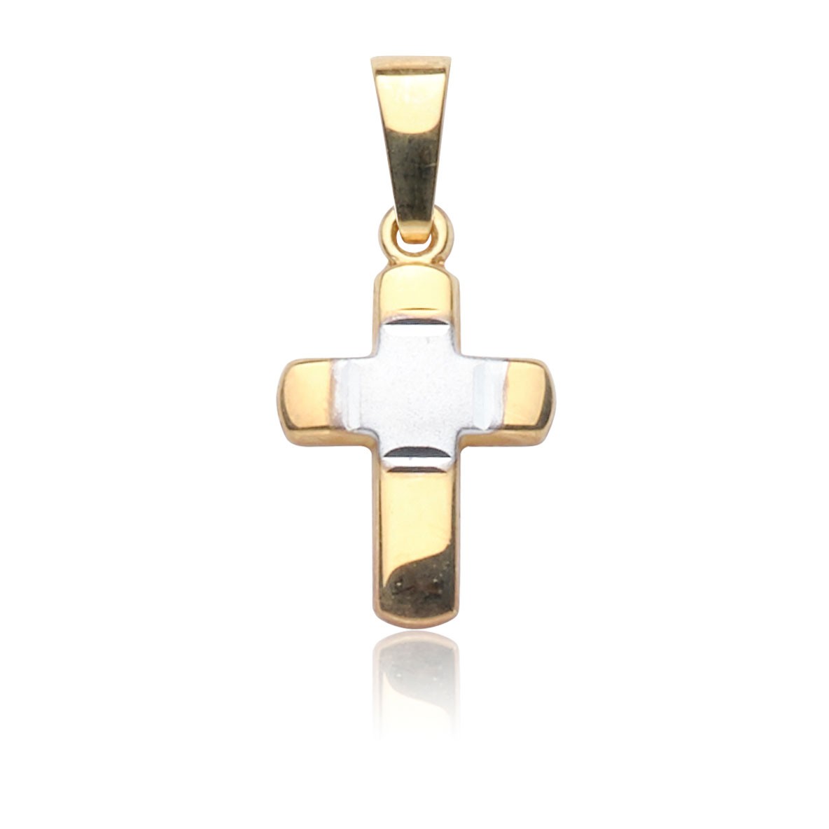 Kettenanhänger Kreuz Gold 585