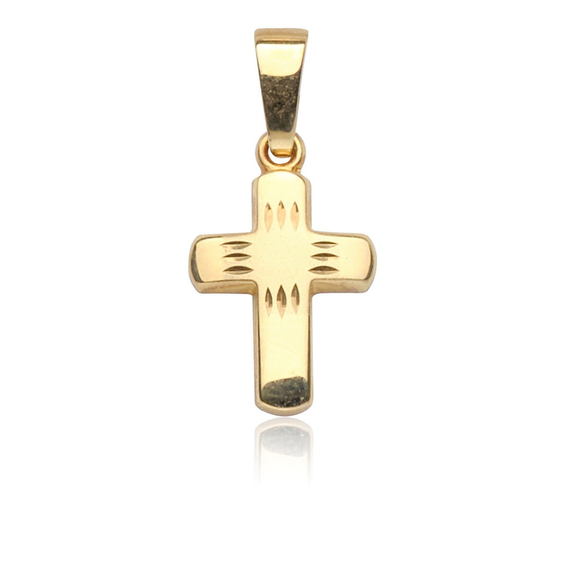 Kettenanhänger Kreuz Gold 585