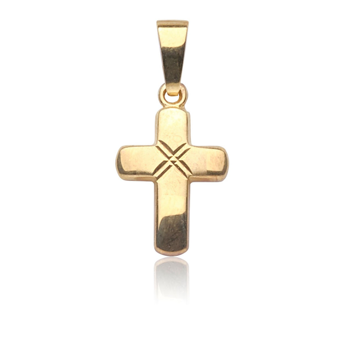 Kettenanhänger Kreuz Gold 585