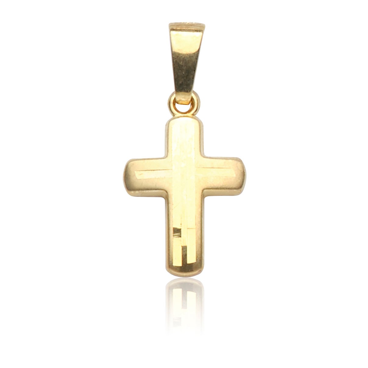 Kettenanhänger Kreuz Gold 585