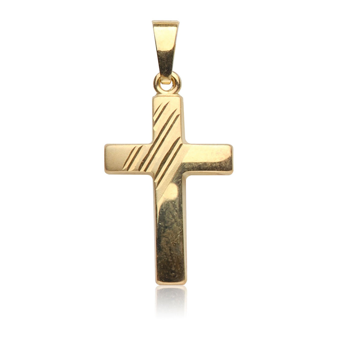 Kettenanhänger Kreuz Gold 585
