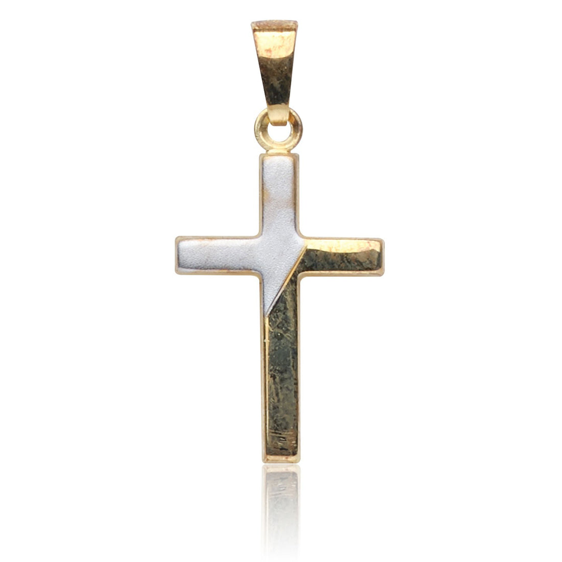 Kettenanhänger Kreuz Gold 585