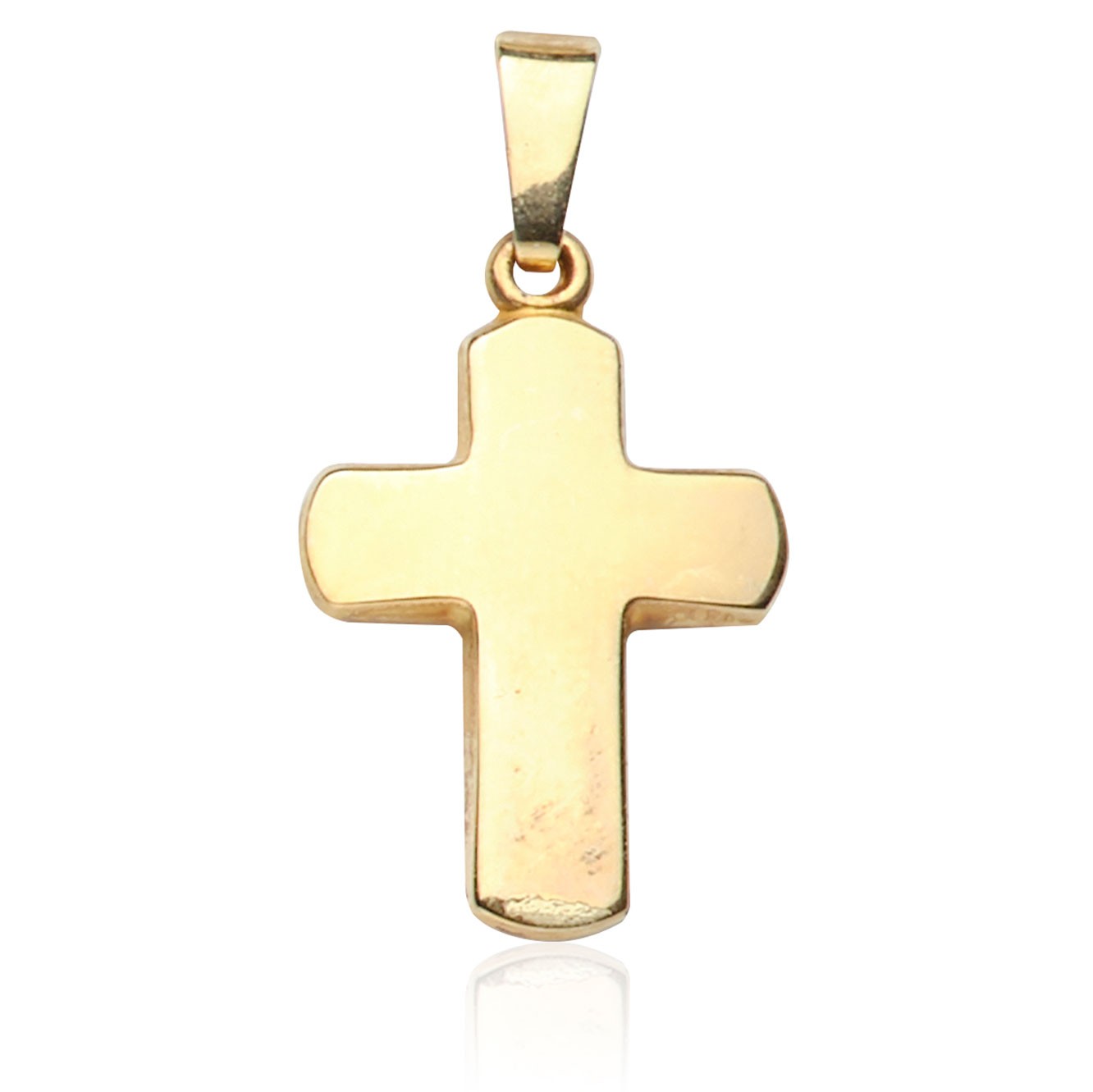 Kettenanhänger Kreuz Gold 585