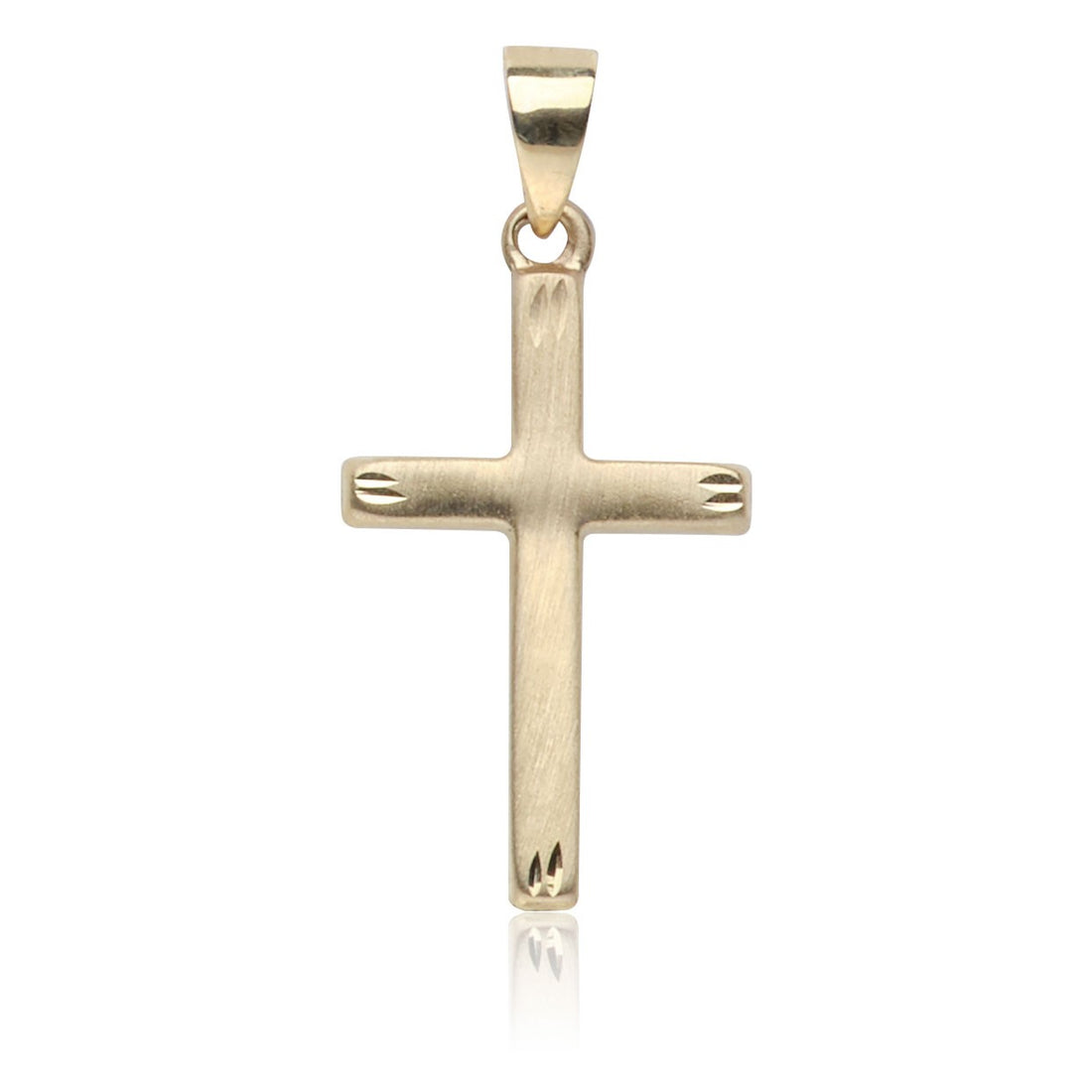 Kettenanhänger Kreuz Gold 585
