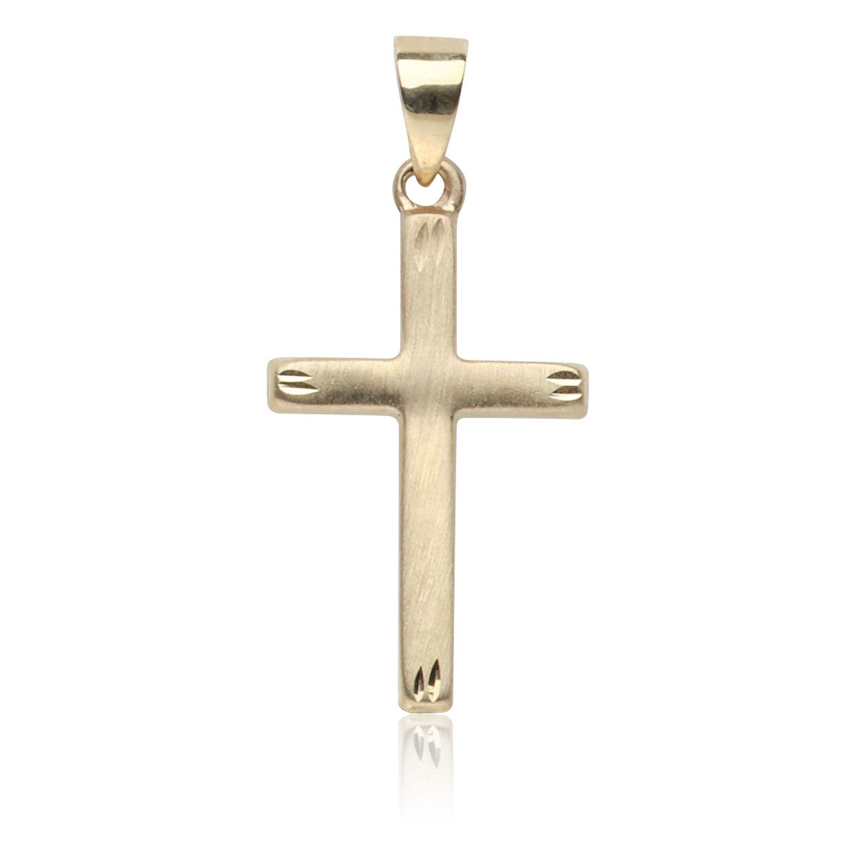 Kettenanhänger Kreuz Gold 585