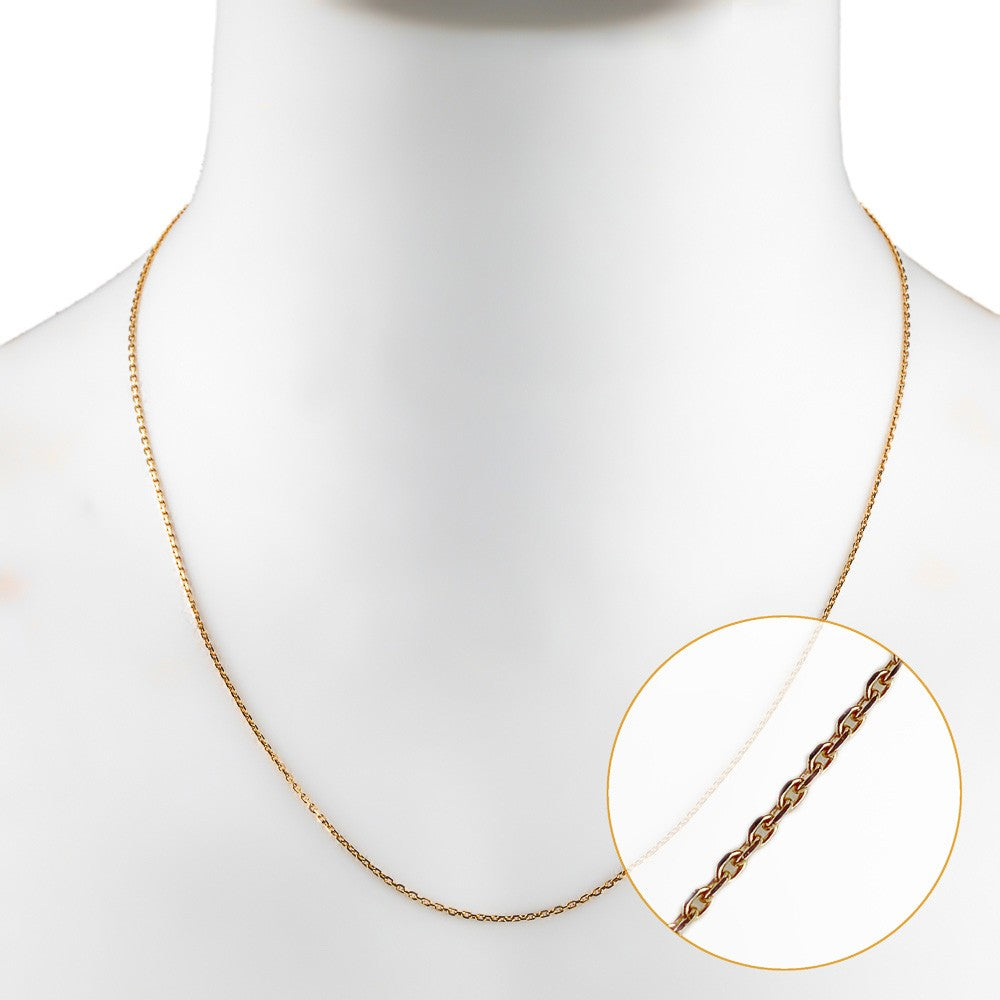 BG-C2-50 Halskette Gelbgold 50cm