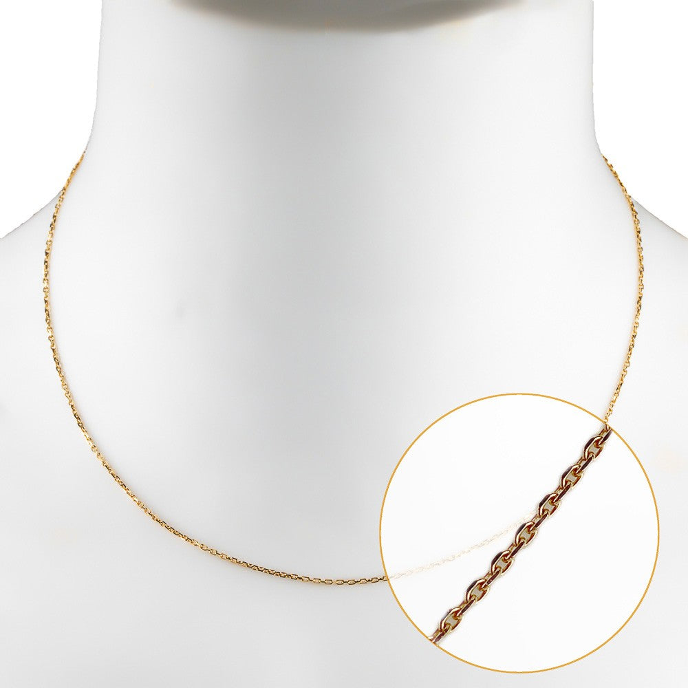 BG-C2-40 Halskette Gelbgold 40cm