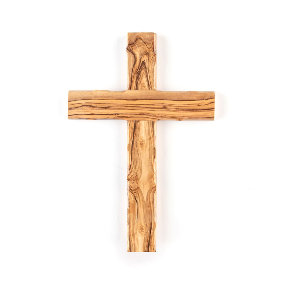 Wandkreuz Olivenholz
