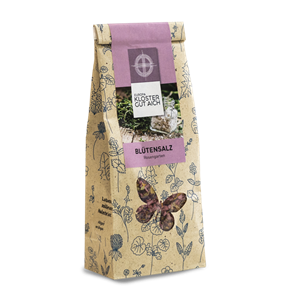 .Gut Aich Blütensalz "Rosengarten" Nachfüllpackung, 125 g