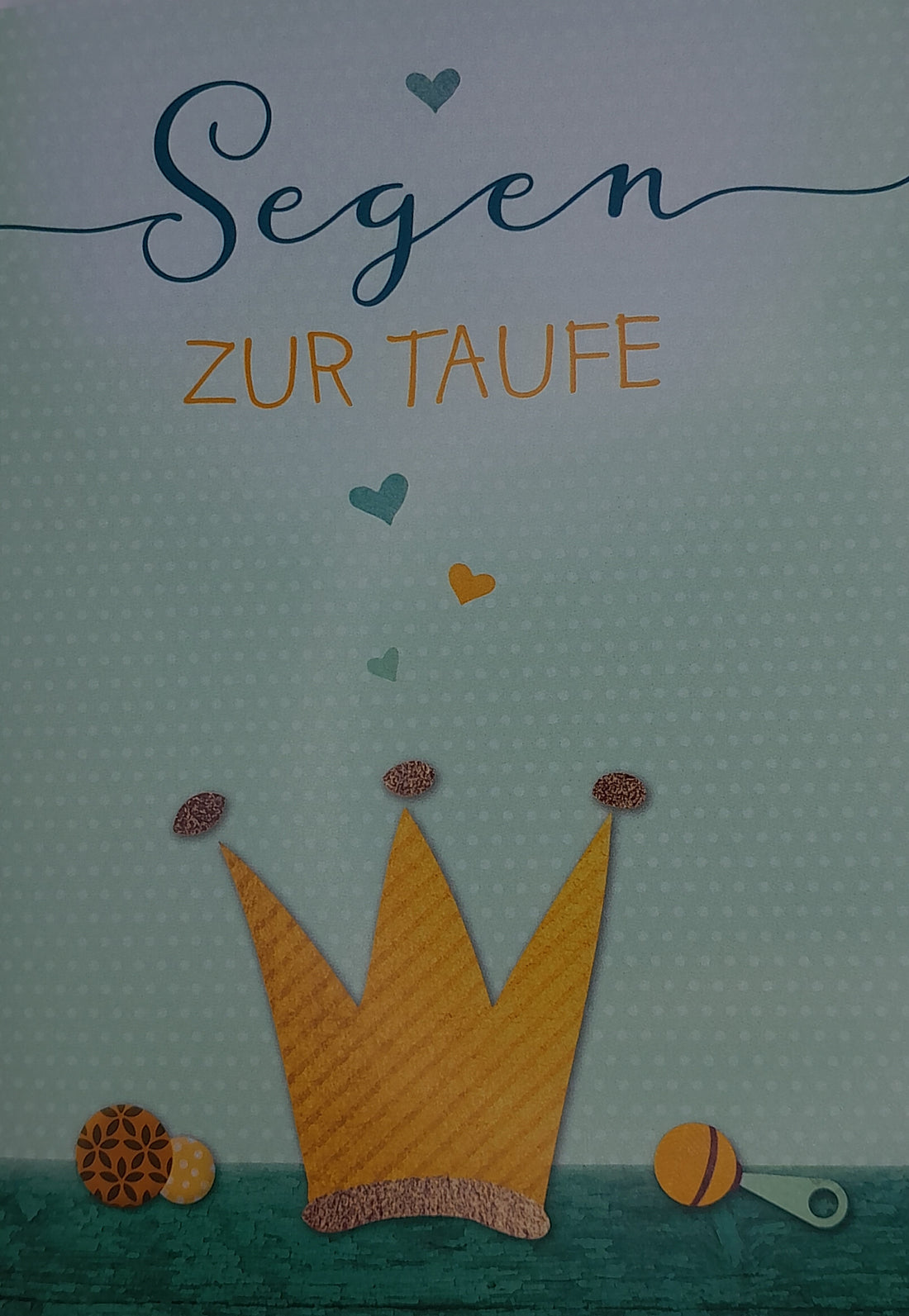 Billet zur Taufe "Krone"