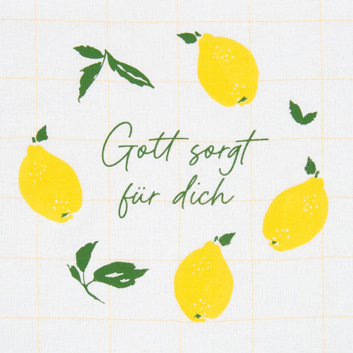 Geschirrtuch " Gott sorgt für dich "