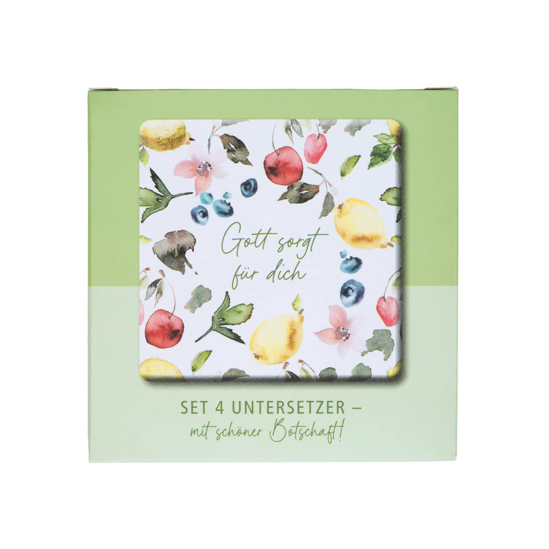 Untersetzer 4er Set " Gott sorgt für dich "